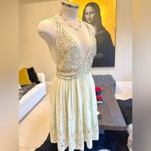 NWOT FREE PEOPLE RANNA
GILL SEQUIN EMBELLISHED MINI DRESS